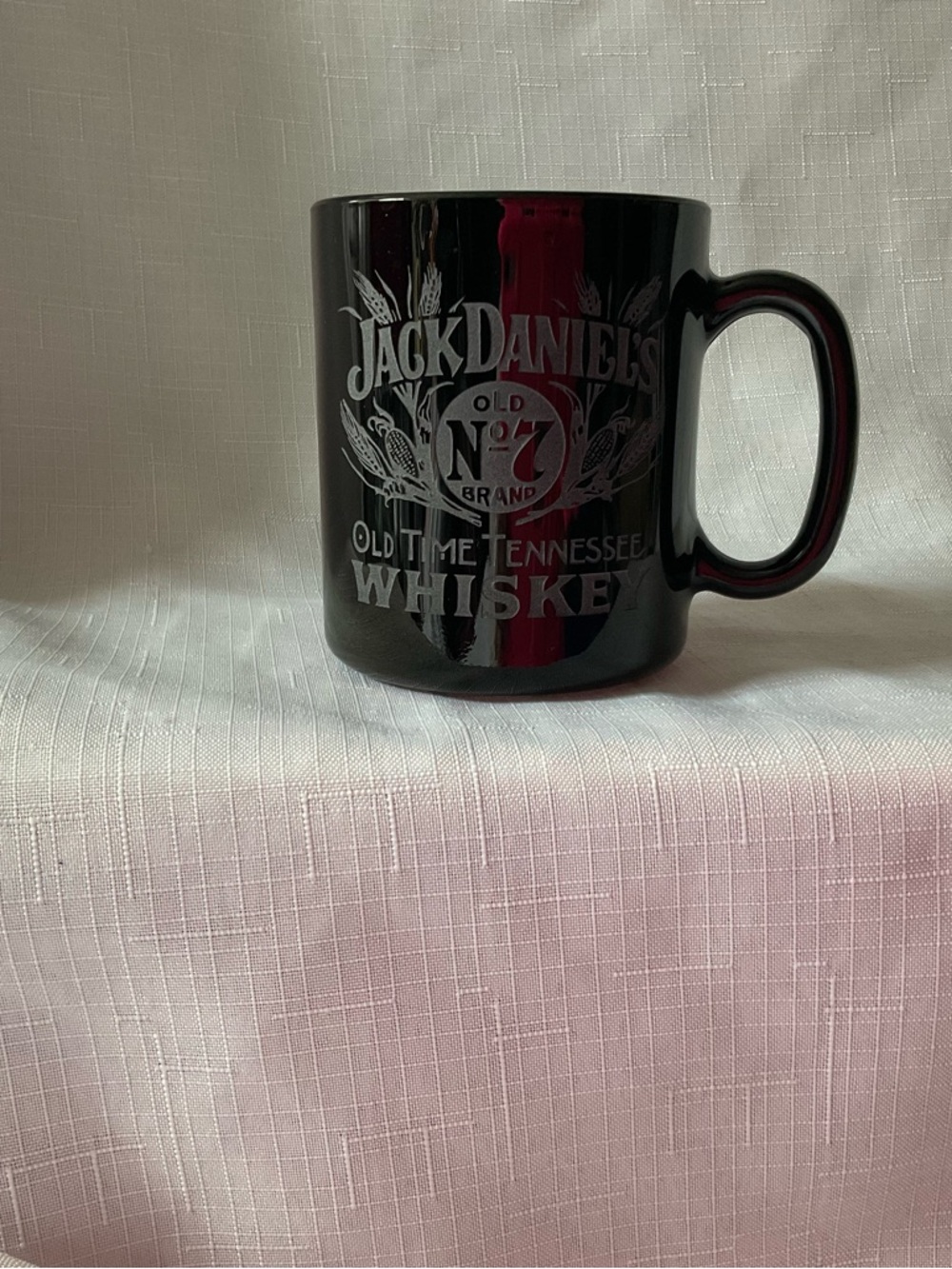 Jack Daniel's Black Ceramic Whiskey Mug